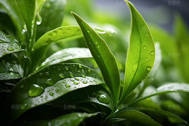 茶叶新茶茶山摄影图