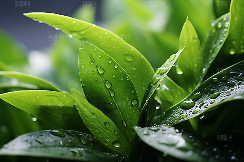茶叶茶树茶山摄影图