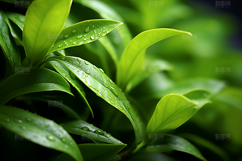 茶叶春季清新摄影图
