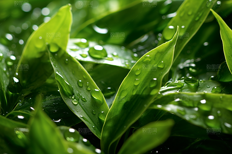 茶叶自然茶山摄影图