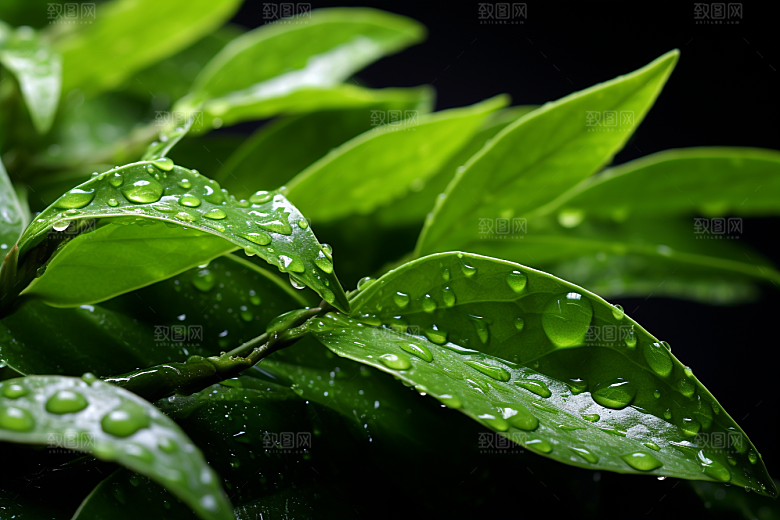 茶叶新茶茶山摄影图
