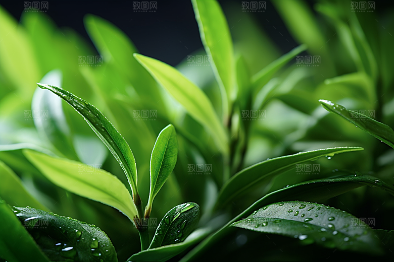 茶叶采茶雨前龙井摄影图