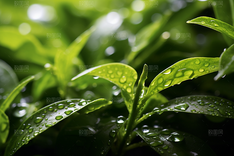 茶叶茶山新茶摄影图