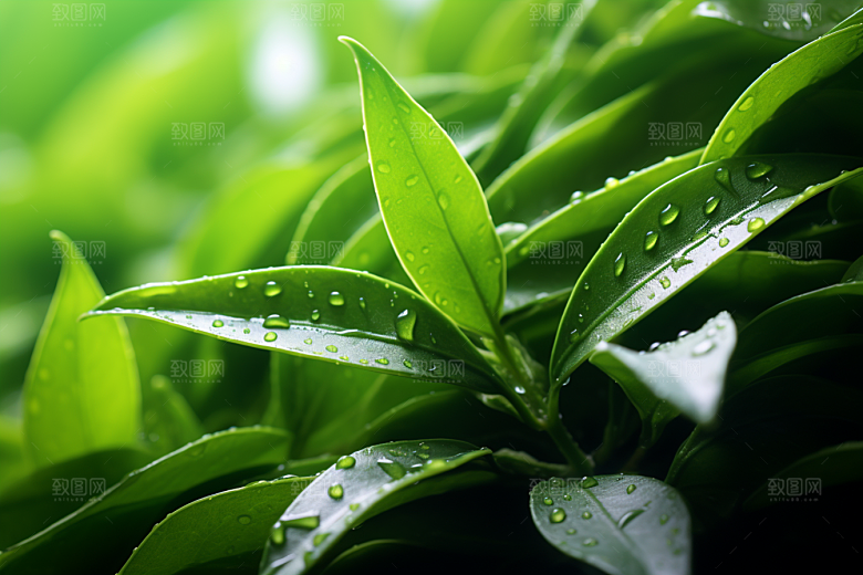茶叶春茶雨前龙井摄影图