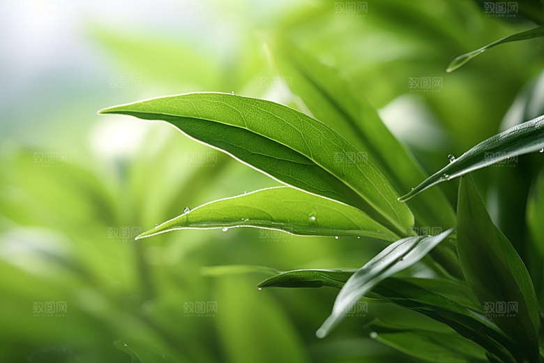 茶叶春天自然摄影图