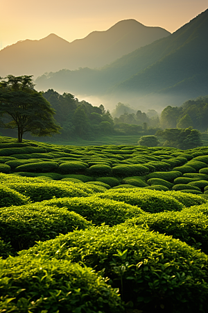 茶叶自然清新摄影图