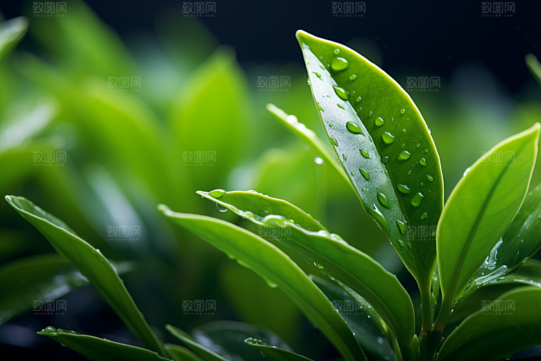 茶叶春季清新摄影图