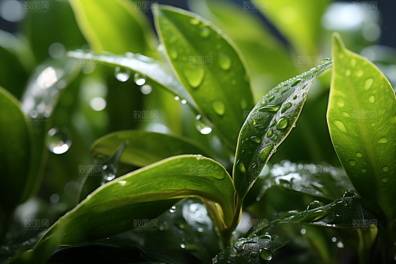 茶叶雨前龙井春季摄影图