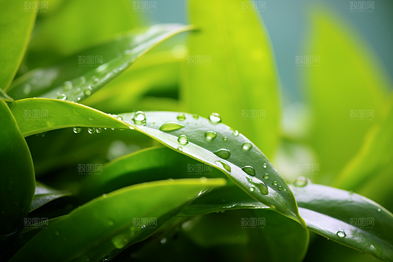茶叶春茶自然摄影图