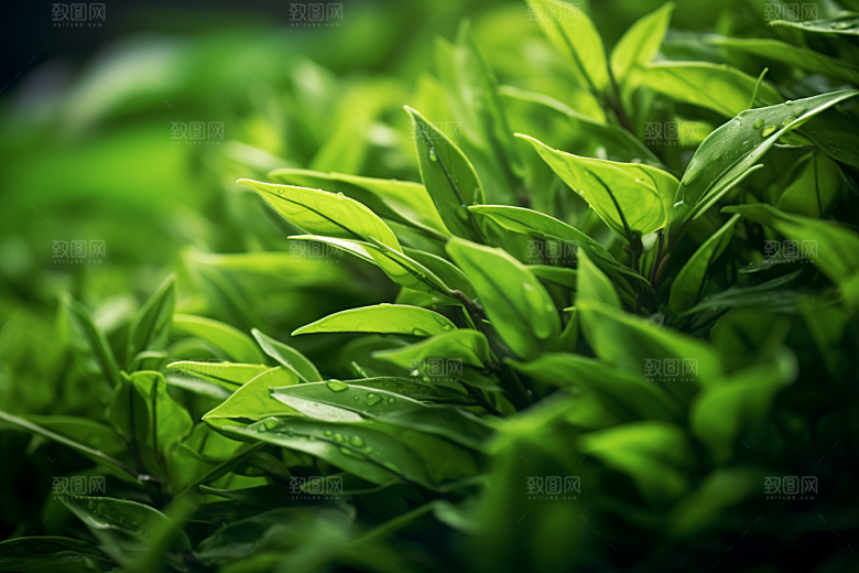 茶叶清新茶树摄影图