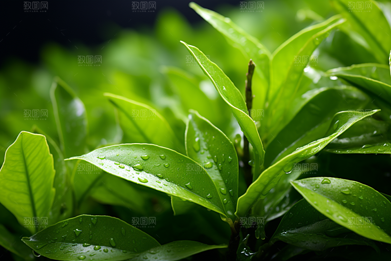 茶叶茶园新茶摄影图