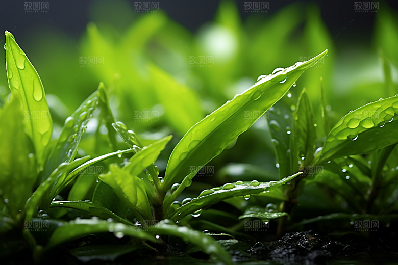 茶叶春天清明谷雨摄影图