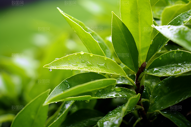 茶叶清明谷雨采茶摄影图