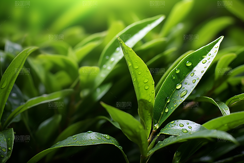 茶叶茶园采茶摄影图