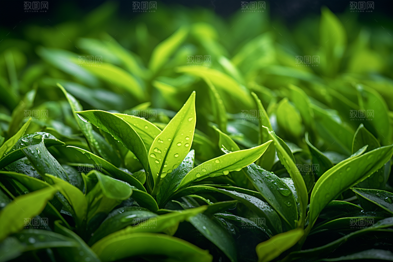 茶叶茶树茶山摄影图