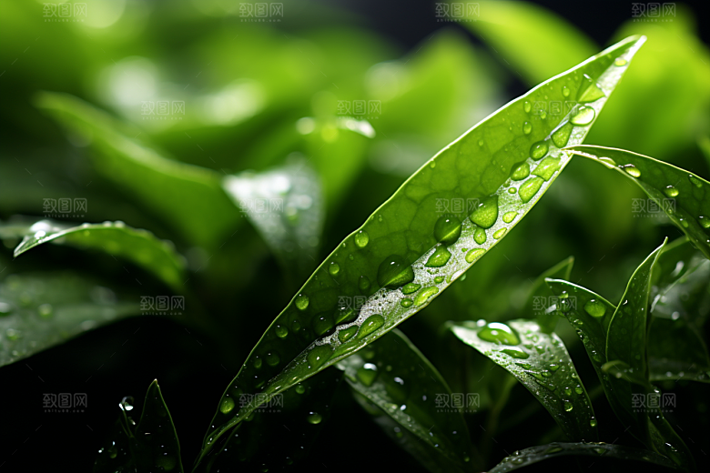 茶叶清新新茶摄影图