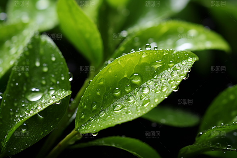 茶叶春季自然摄影图