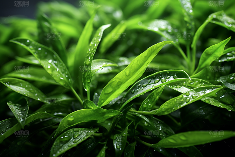 茶叶雨前龙井春茶摄影图