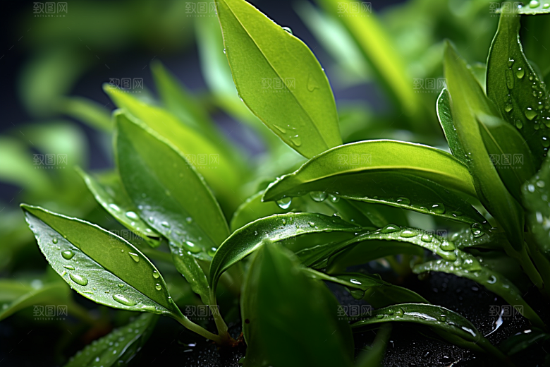 茶叶清新自然摄影图