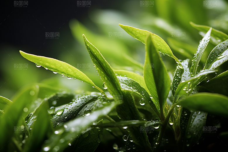 茶叶春天清明谷雨摄影图