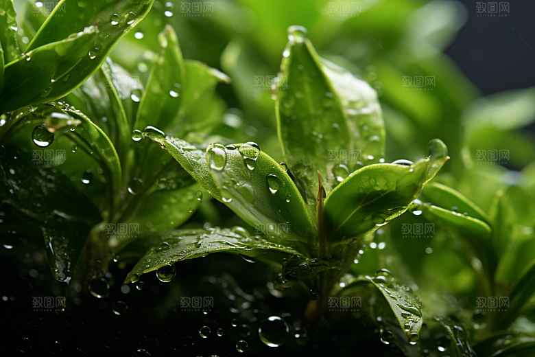 茶叶春天雨前龙井摄影图