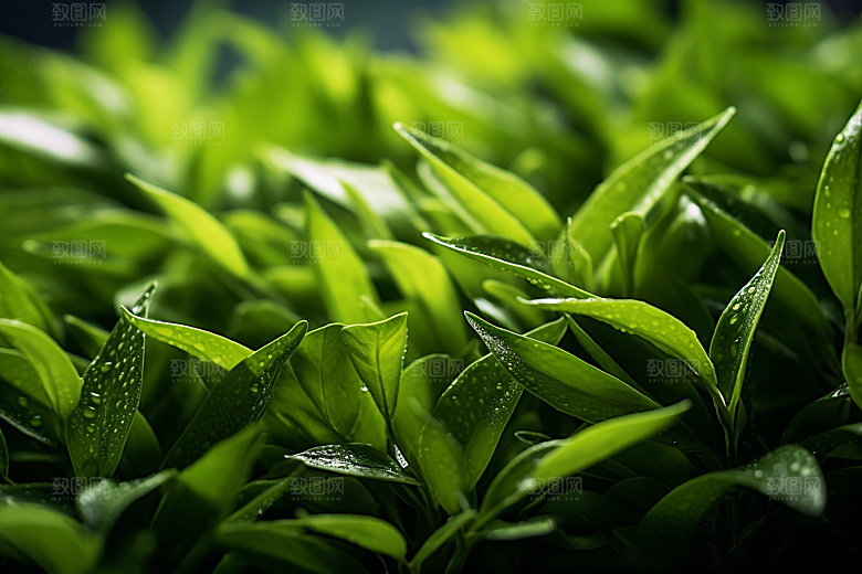 茶叶清新茶山摄影图