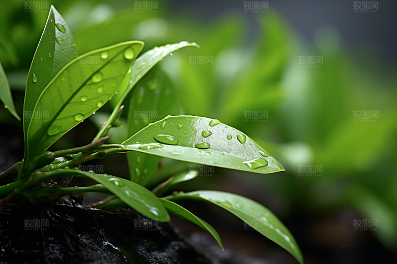 茶叶春茶茶园摄影图