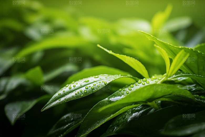 茶叶茶山雨前龙井摄影图