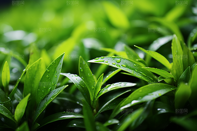 茶叶新茶茶山摄影图