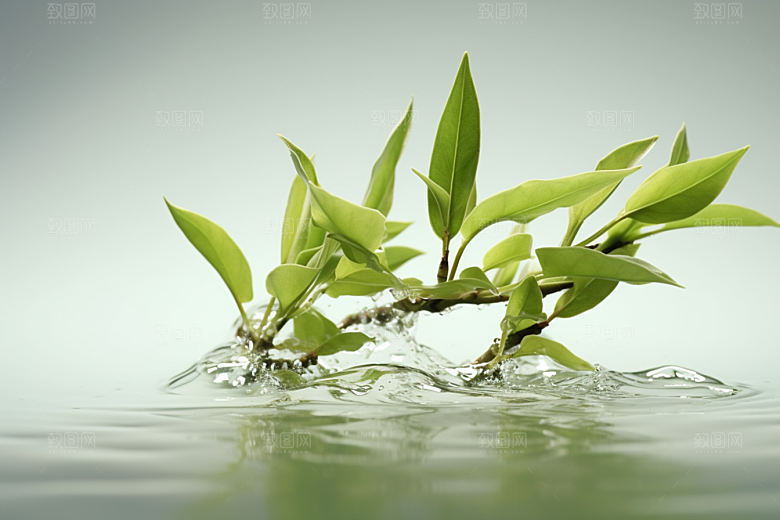 茶叶清明谷雨茶山摄影图