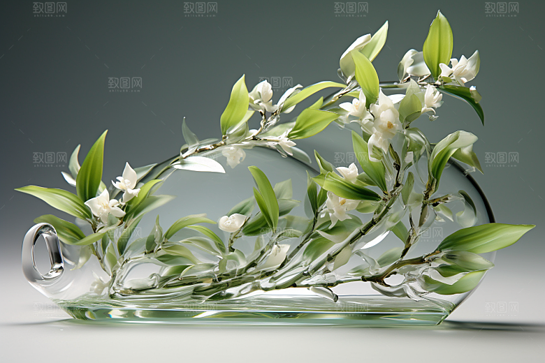 茶叶自然清新摄影图