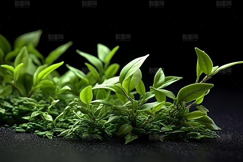茶叶茶树采茶摄影图