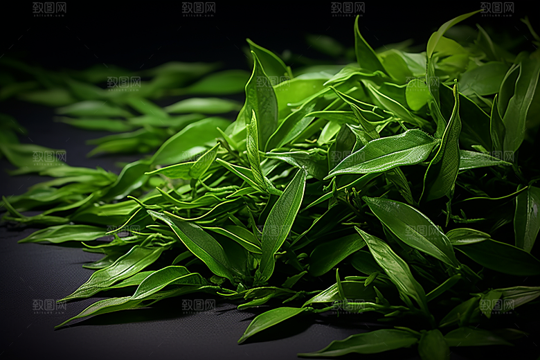 茶叶自然新茶摄影图