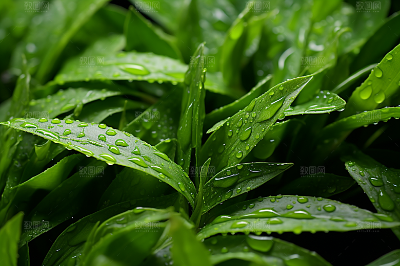 茶叶清明谷雨茶树摄影图