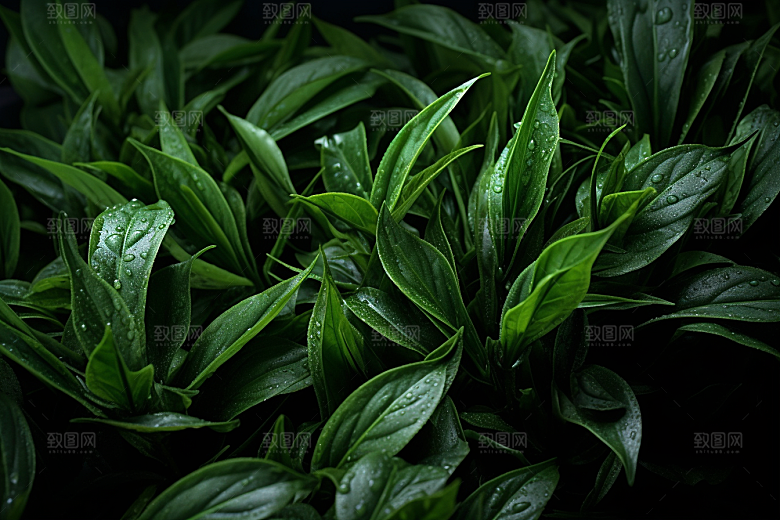 茶叶春茶茶园摄影图