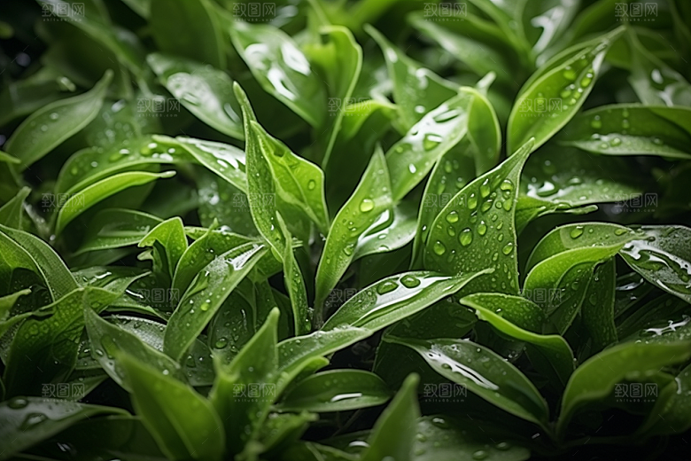 茶叶高清茶树摄影图