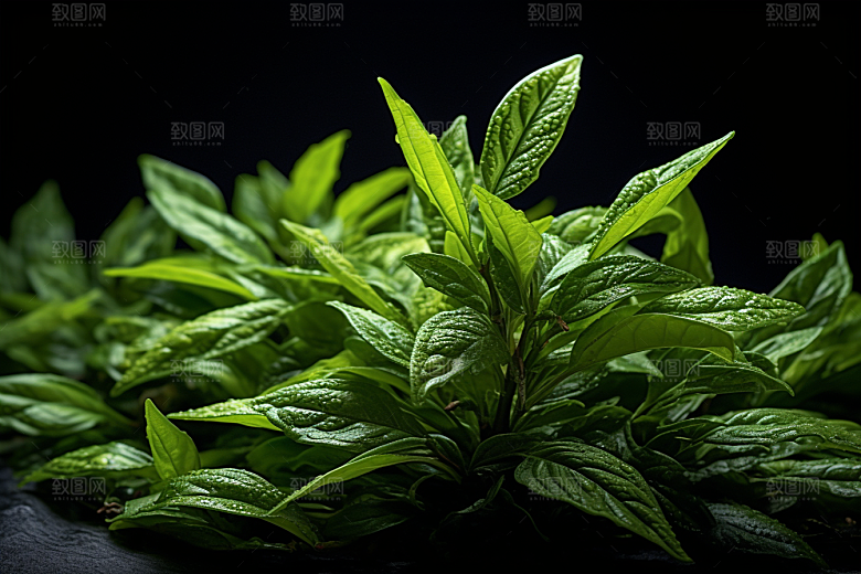茶叶采茶茶园摄影图