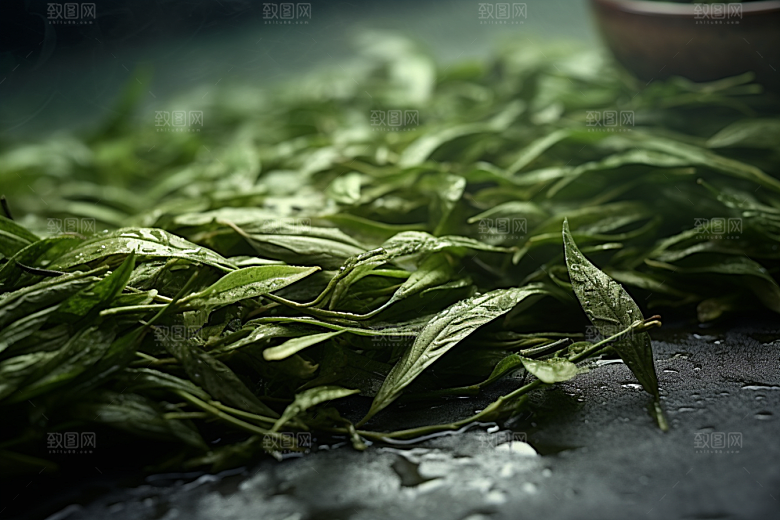 茶叶春季茶园摄影图