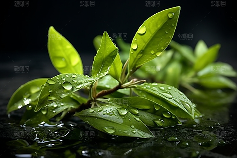 茶叶茶山新茶摄影图