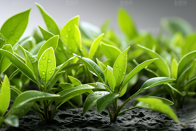 茶叶春天雨前龙井摄影图