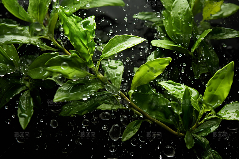 茶叶雨前龙井春季摄影图