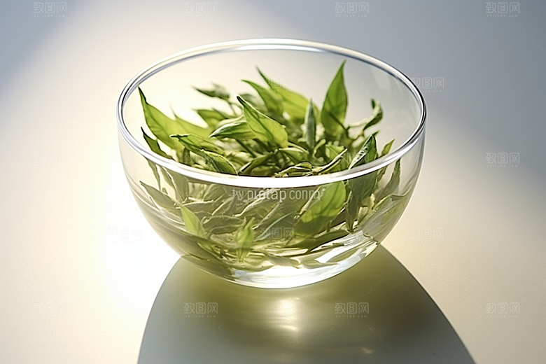 茶叶自然新茶摄影图