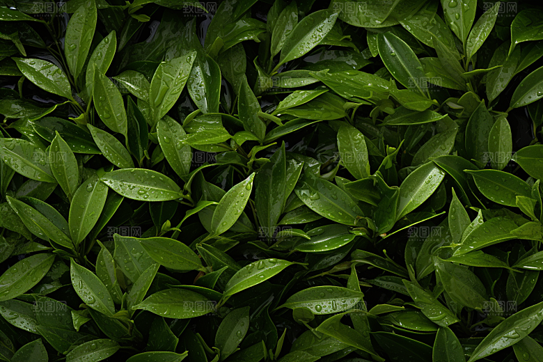 茶叶春天茶山摄影图