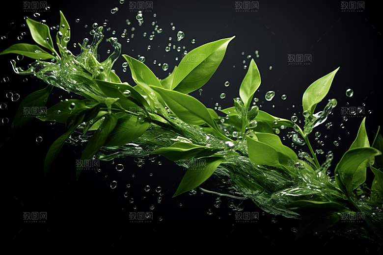 茶叶新茶春茶摄影图