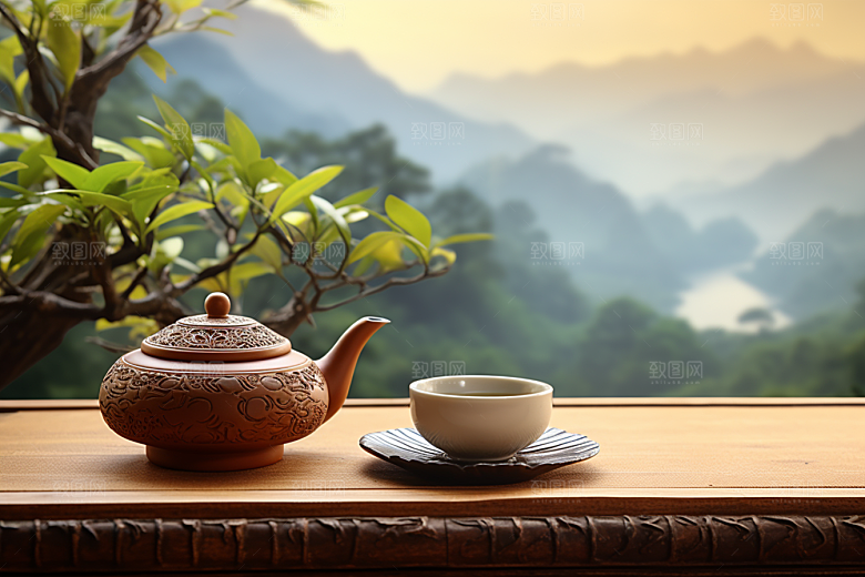 茶叶自然清新摄影图