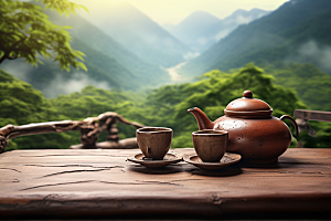 茶叶春天新茶摄影图