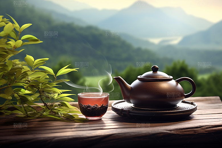 茶叶茶树高清摄影图