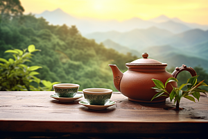 茶叶春茶新茶摄影图