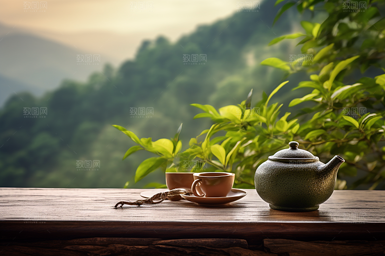 茶叶茶树自然摄影图