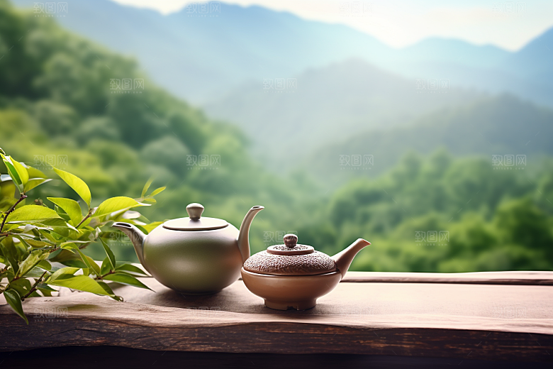茶叶清新高清摄影图